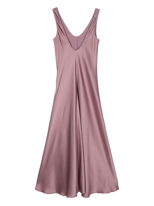 Mauve satin finish dress Forte forte | 12874MAUVE